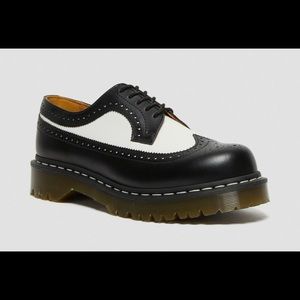 Dr Martens leather brogue shoes